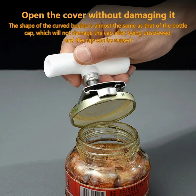 Heavy-Duty Stainless Steel Jar Opener Tool