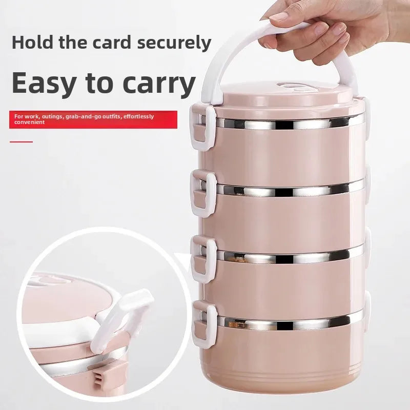 Insulated Stainless Steel Picnic Lunch Box