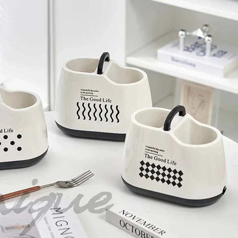 Kitchen Utensil & Cutlery Organizer Rack