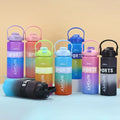 3-Piece Sports Water Bottle Set – Large Capacity Leak-Proof (Random)