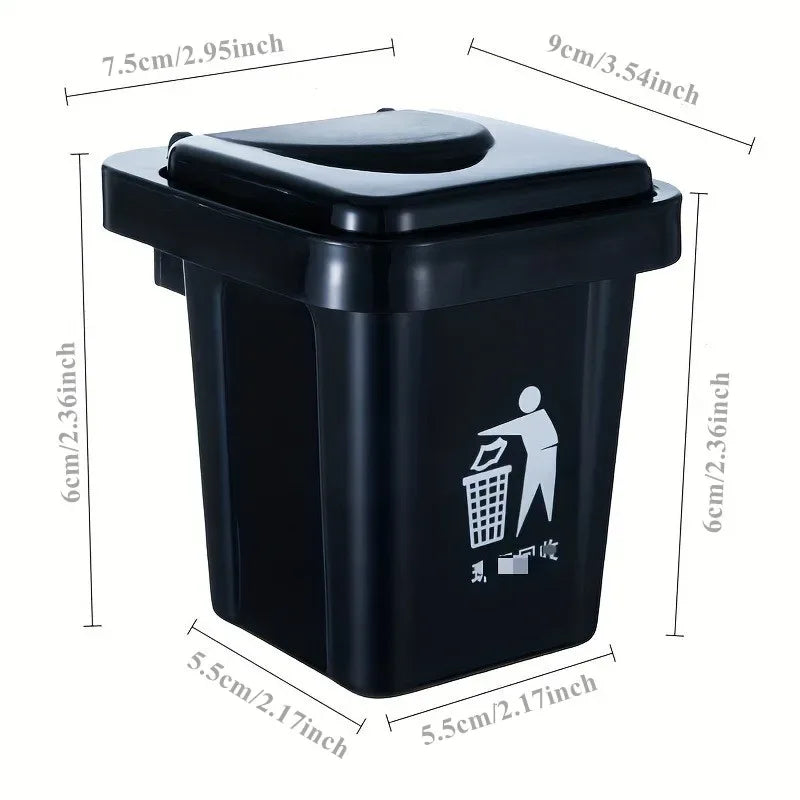 Wall-Mounted Ashtray with Lid – Dust-Proof & Contemporary