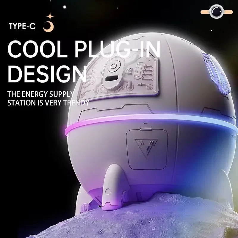 Space Capsule Astronaut Air Humidifier with LED Light