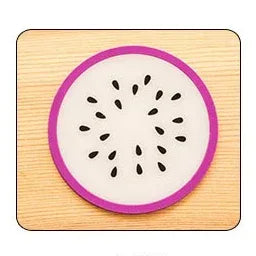 Fruit-Shaped Silicone Cup Mats – 6PCS Heat Resistant