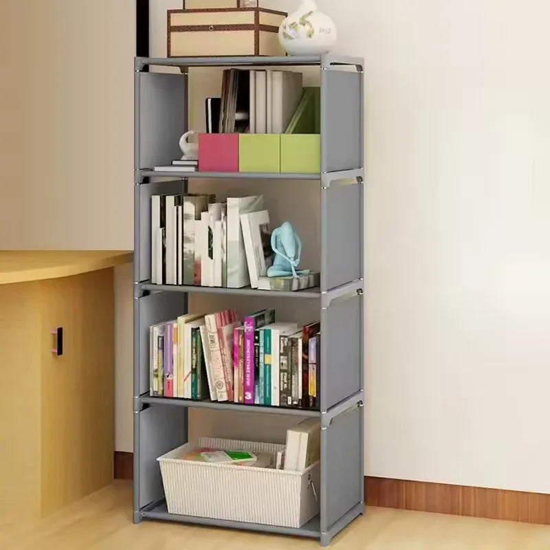 Multipurpose 4-Layer Oxford Storage Rack – Durable Home Organizer