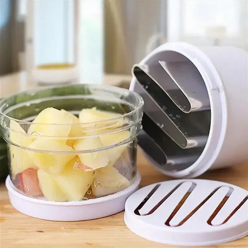 Manual Onion Chopper & Garlic Crusher – Multi-Function