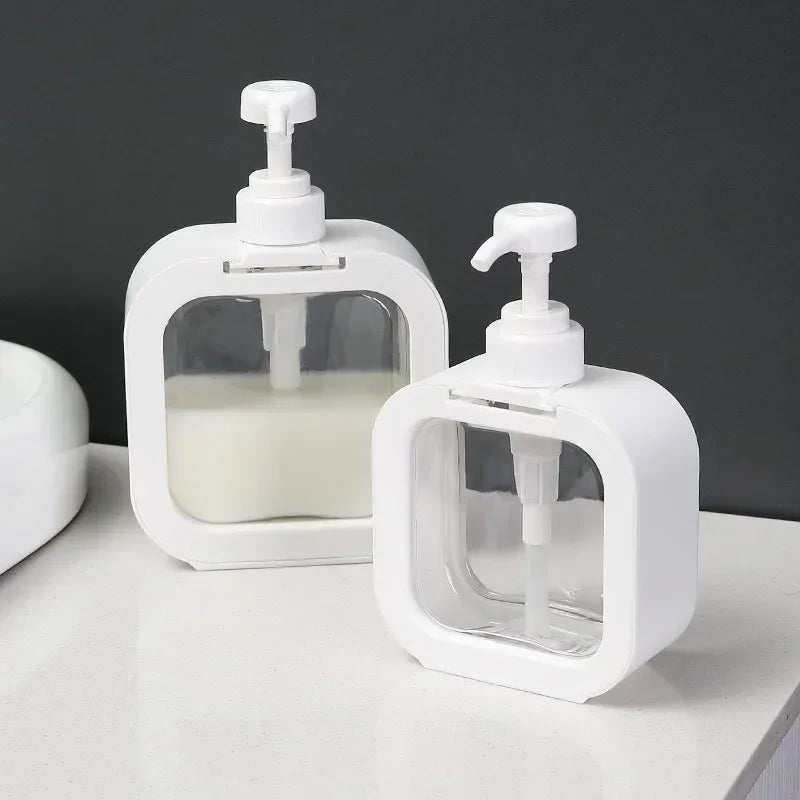 Portable Refillable Bath Pump Bottle – Travel Shower Gel Dispenser