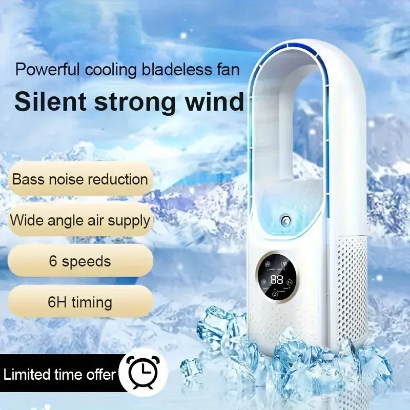 USB Leafless Desktop Air Cooler – Mist Fan Humidifier