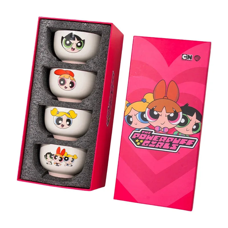 Powerpuff Girls 3-Piece Ceramic Bowl Set – Gift Box