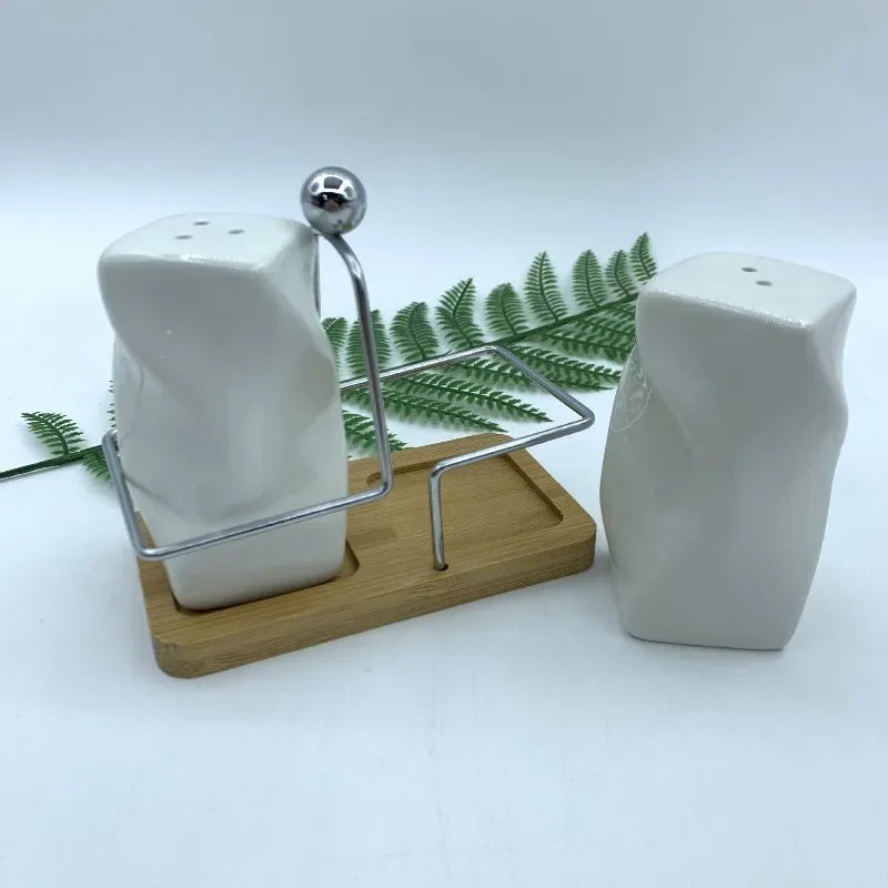Nordic Ceramic Spice Jar Set – Creative Seasoning Box