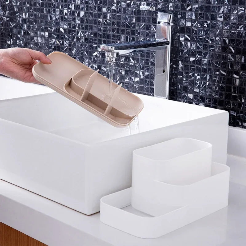 Makeup Organizer Box with Drawers – Dressing Table Storage