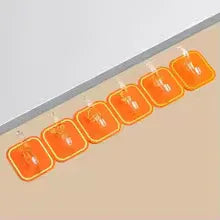 Strong Adhesive Six Row Hooks – No Drilling Wall Organizer for Kitchen & Bathroom