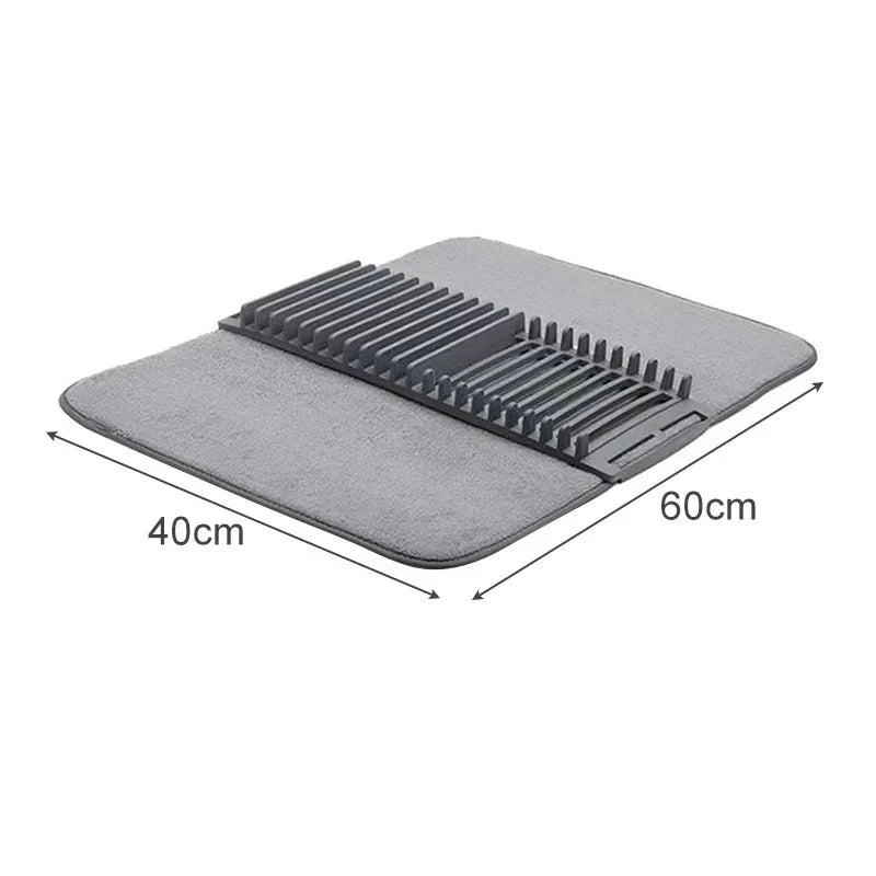 Water-Resistant Dish Drying Mat for Fast, Clean Drying