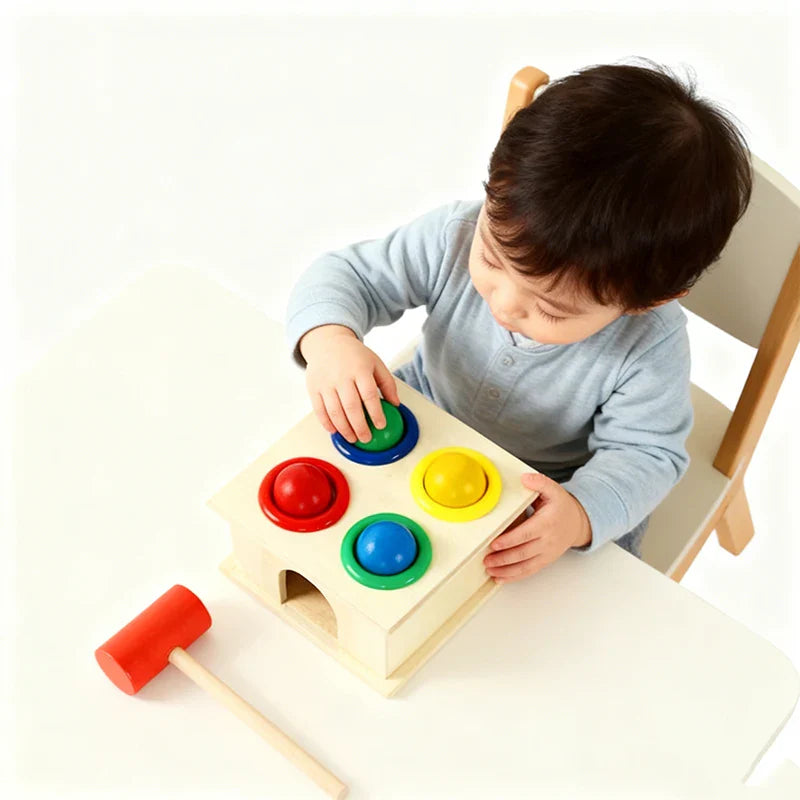 Wooden Hammer Ball Montessori Toy for Kids