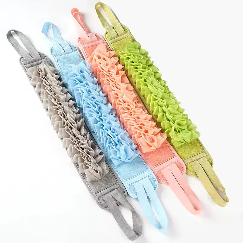 2-in-1 Shower Back Scrubber & Exfoliating Bath Belt