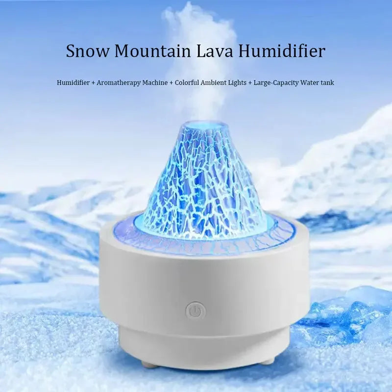 Flame Lava Aroma Diffuser – LED Ultrasonic Humidifier