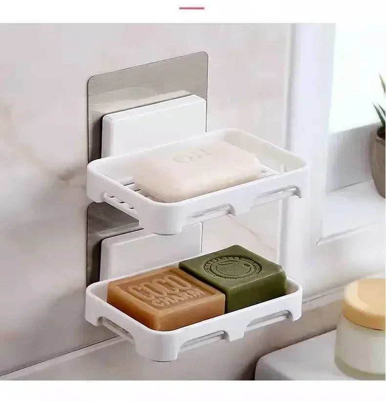Wall Mount Soap Holder – No Drill Bathroom Soap Dish