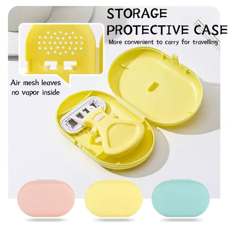 6-Blade Women’s Razor with Replaceable Heads & Travel Box