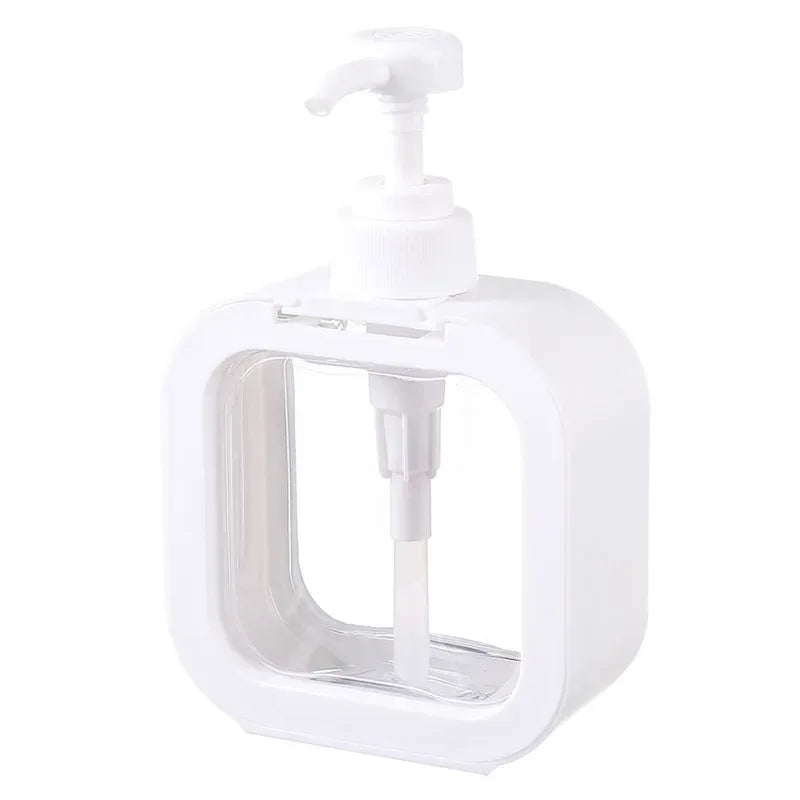 Portable Refillable Bath Pump Bottle – Travel Shower Gel Dispenser