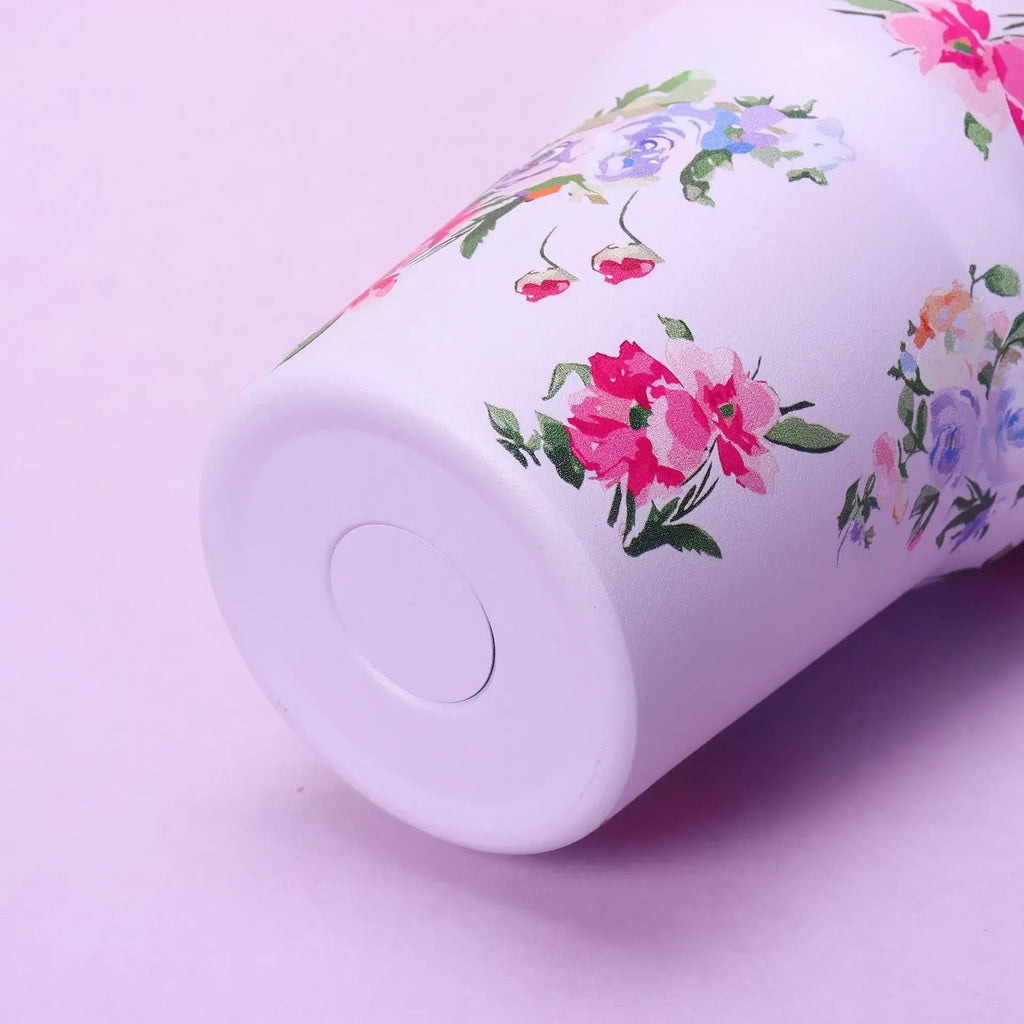 Stanley-Style Mini 40oz Floral Tumbler – Durable & Stylish