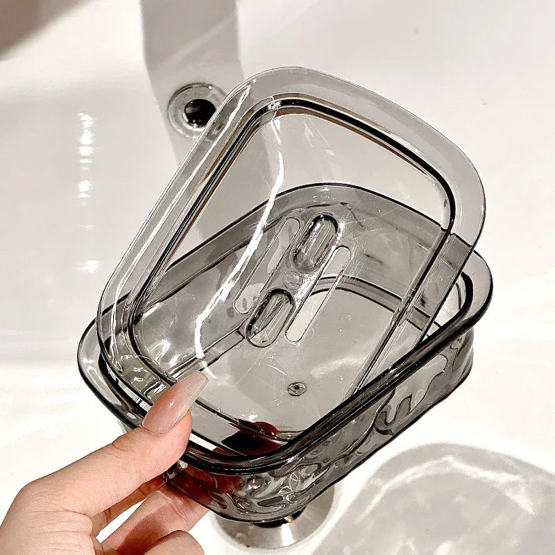 Luxury Rabbit Soap Dish – Plastic Bathroom Storage Box