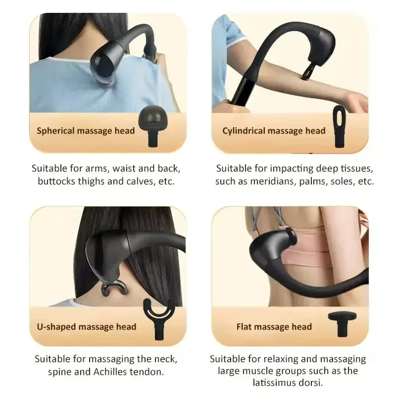 Smart Fascia Gun – Electric Handheld Body Massager