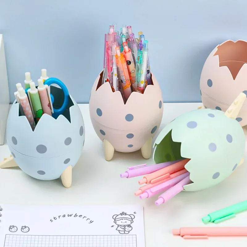 Cute Dinosaur Egg Pen Holder – Detachable Desk Organizer & Kids Gift