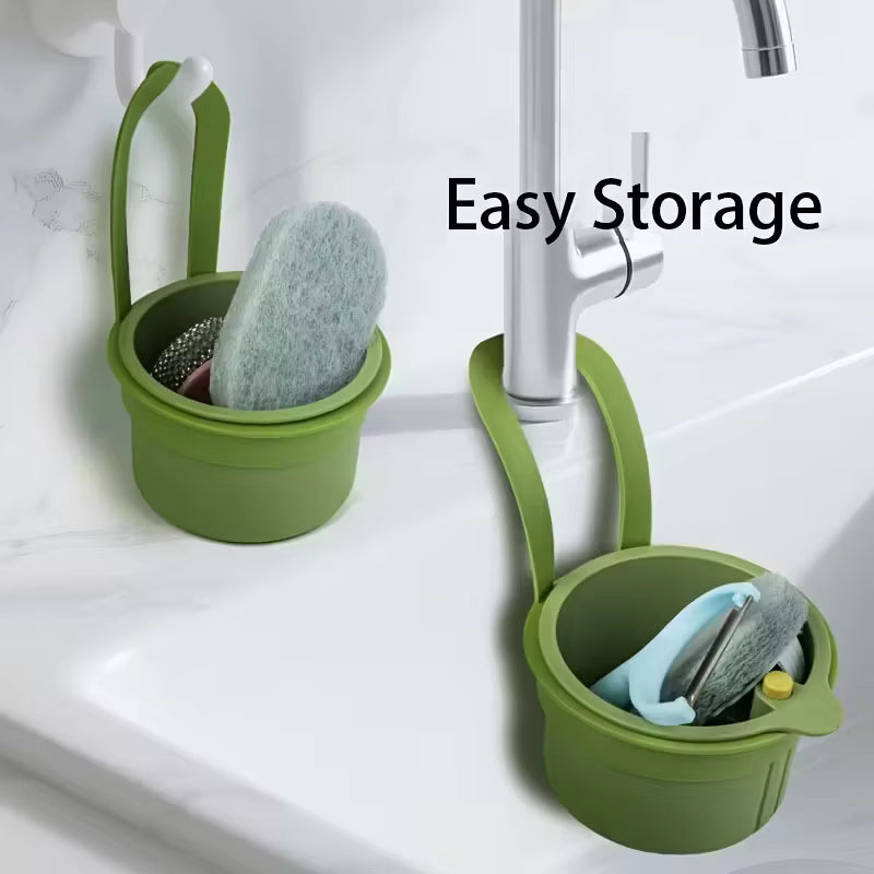 2-in-1 Adjustable Sink Drain Basket