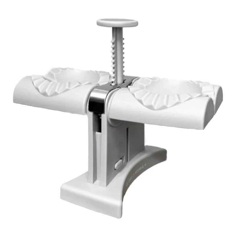 Automatic Double-Head Dumpling Machine - Easy-Press Wonton & Pie Mold