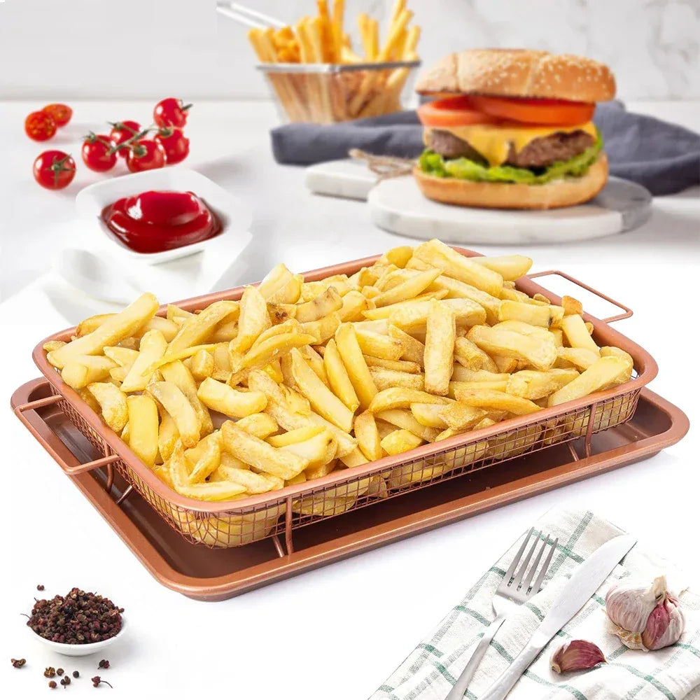 Golden Crisper Tray – French Fries & BBQ