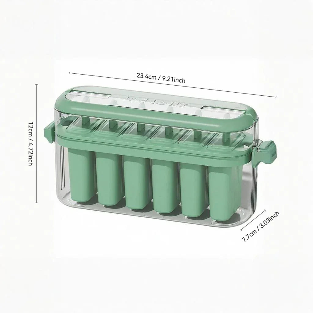 Handheld Popsicle Mold – Reusable Ice Cream Maker Tray