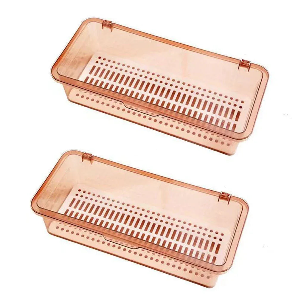 Acrylic Transparent Spoon Box – Cutlery Storage Organizer