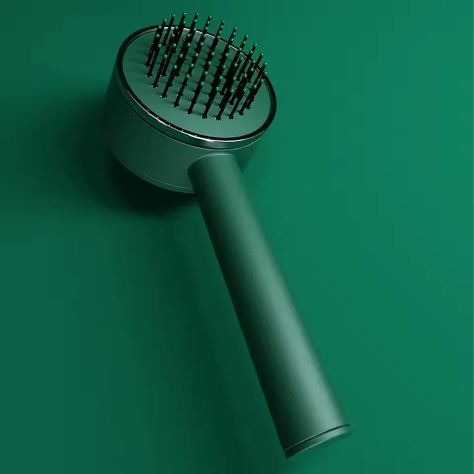 Massage Comb for Curly Hair – Cushion Detangling Brush for Women