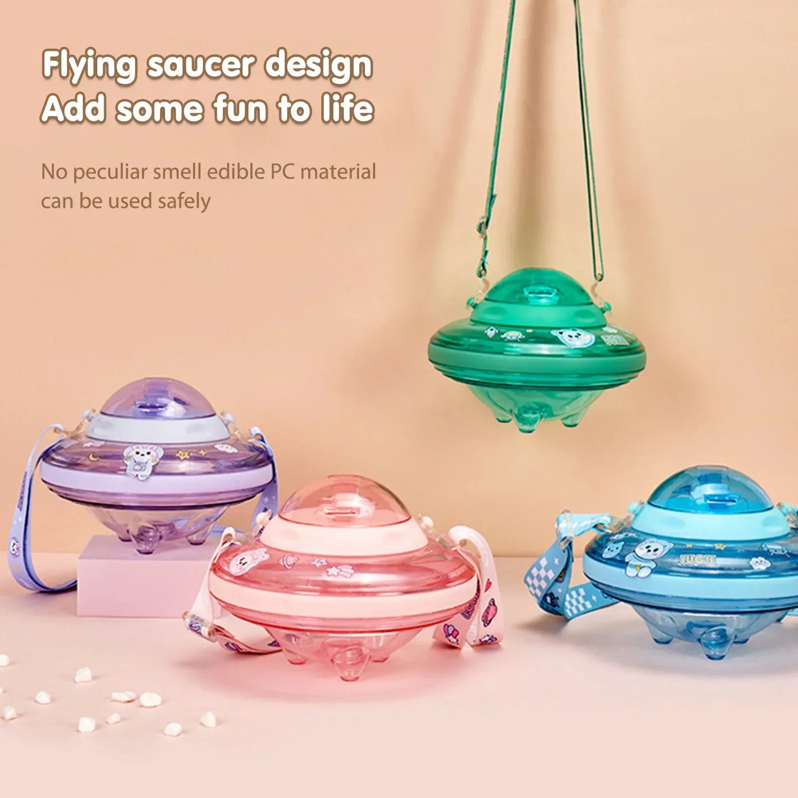 UFO Kids Water Bottle 550ml – Leak-Proof & Durable