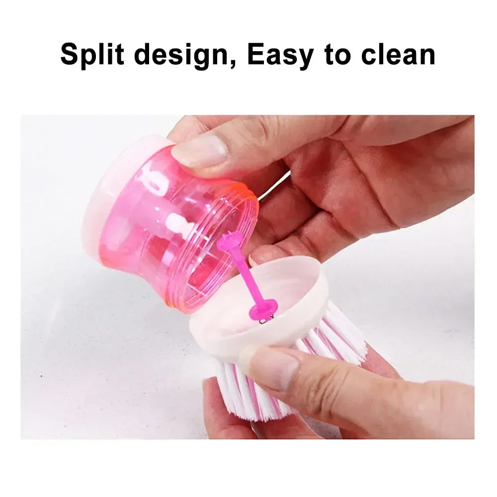 Soap Dispensing Dish Brush – Kitchen Cleaning Scrubber