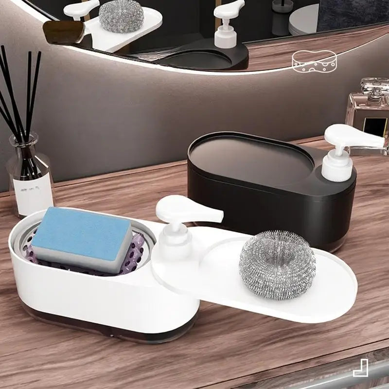 Manual Press Dish Soap Dispenser Box