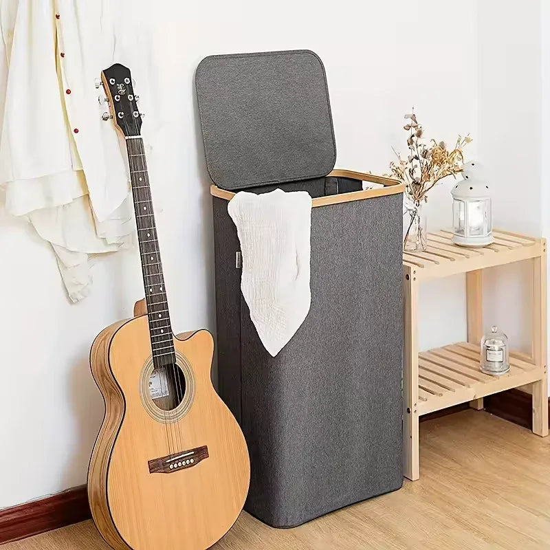 Large Capacity Laundry Basket – Heavy Duty Clothes Storage Hamper