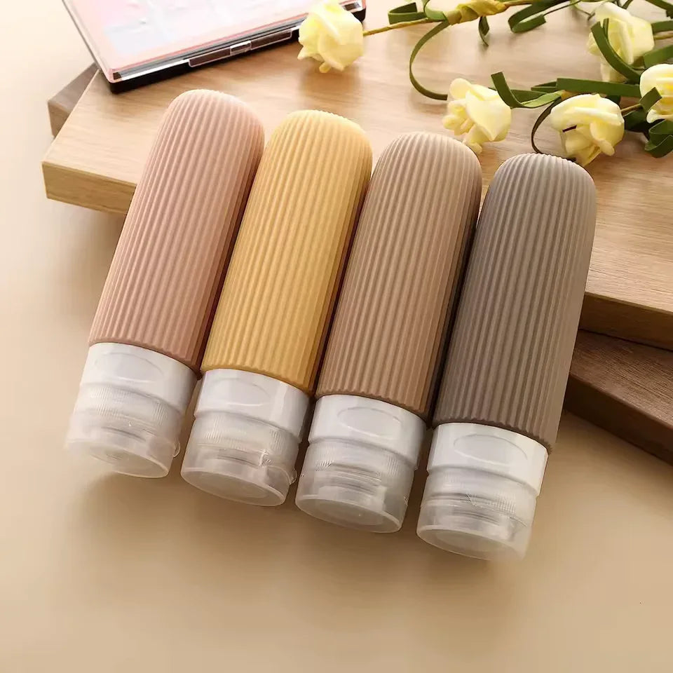 4-Piece Toiletry Pouch Set – Travel Cosmetic & Organizer Bags