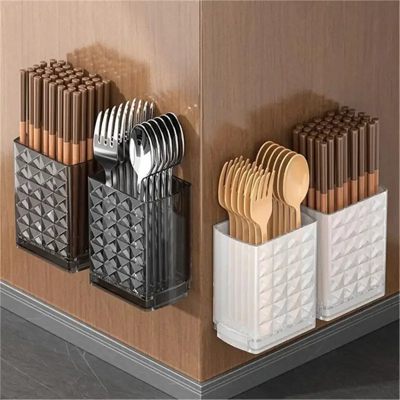 Wall-Mounted Storage Rack – Drillable & Self-Adhesive Organizer (Random)