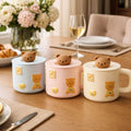 Ceramic Cute Bear Mug With Silicone Lid