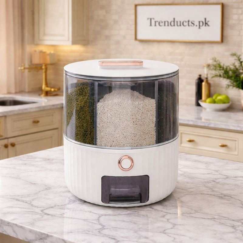 360° Rotating Food Dispenser - Cereal & Grain Box
