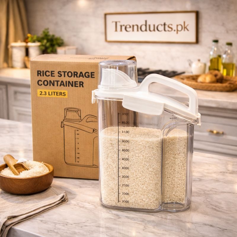 Premium Quality Food Storage Jar - Airtight Glass Container