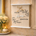 Wooden Home Key Holder - Wall-Mounted Organizer