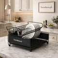 HausRoland Premium 2-Tier Dish Rack - Rust-Proof