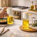 2-in-1 Oil Dispenser & Sprayer - Leak-Proof Glass