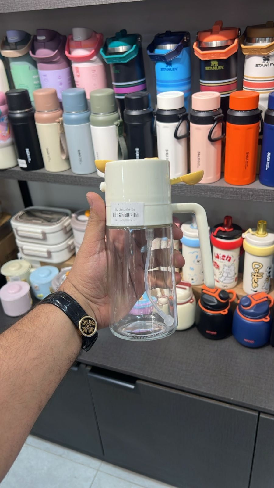 2-in-1 Oil Dispenser & Sprayer - Leak-Proof Glass