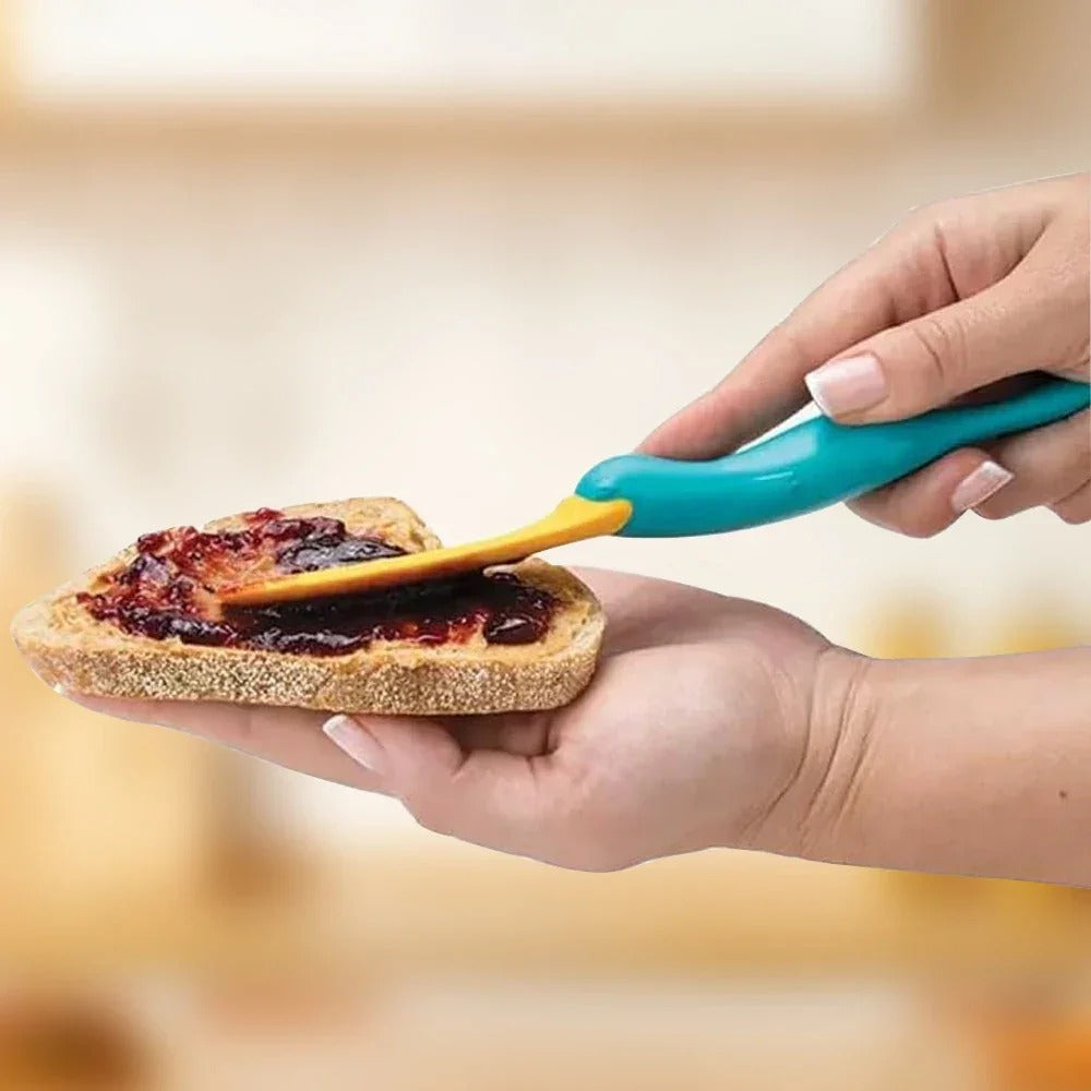 Jar Spatula Scraper Tool - Long Handle Design