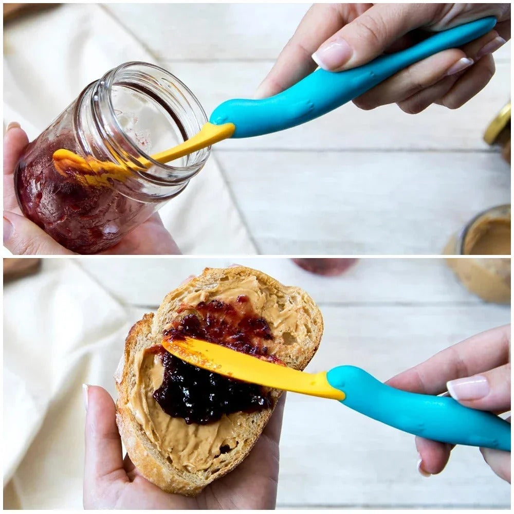 Jar Spatula Scraper Tool - Long Handle Design
