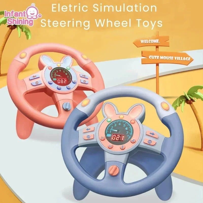 Kids Steering Wheel Toy – Simulation Driving Toy