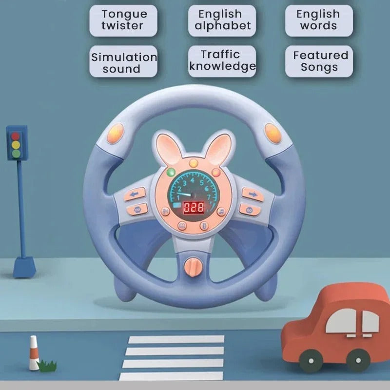 Kids Steering Wheel Toy – Simulation Driving Toy
