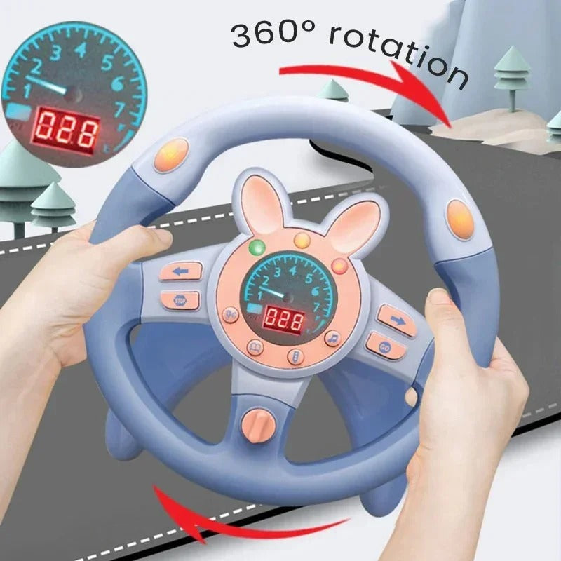 Kids Steering Wheel Toy – Simulation Driving Toy